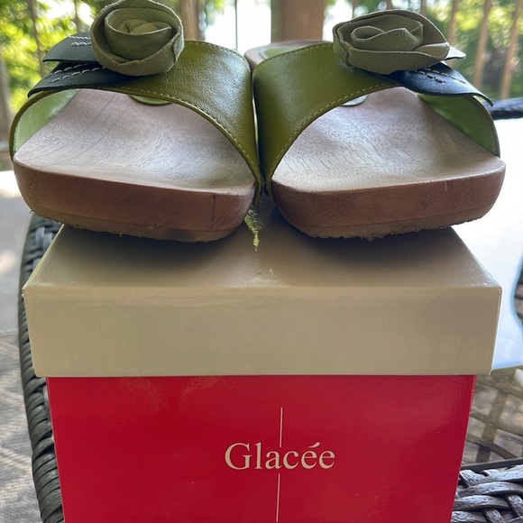Glacée Marjorie Lime Sandals - Picture 3 of 6